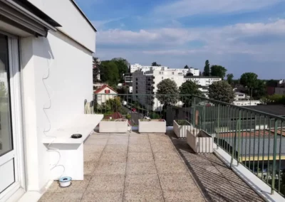 Terrasse avant le projet