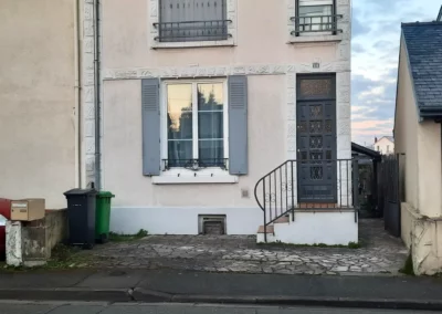 L'entrée avant les travaux