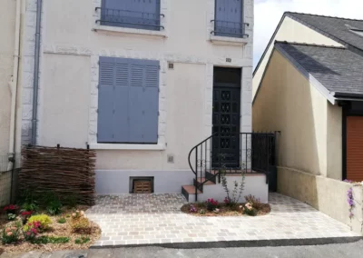 L'entrée après les travaux