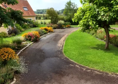 Le jardin un an après